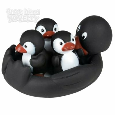 Baby & Toddler Toys |  4 Piece Penguin Bath Play Set Baby & Toddler Toys Baby & Toddler Toys