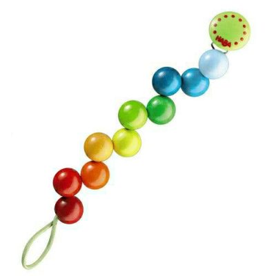 Baby & Toddler Toys |  Pacifier Chain – Rainbow Pearls Baby & Toddler Toys Baby & Toddler Toys