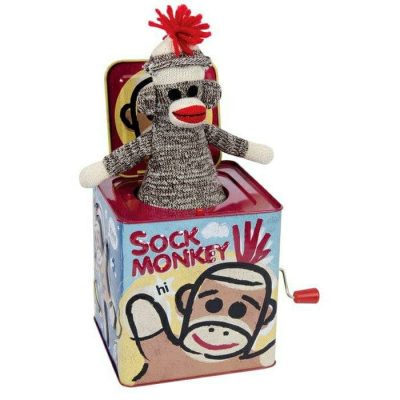 Baby & Toddler Toys |  Sock Monkey Jack In The Box Baby & Toddler Toys Baby & Toddler Toys