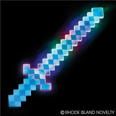 Imaginative Play |  24" Light Up Blue Pixel Sword Imaginative Play Imaginative Play