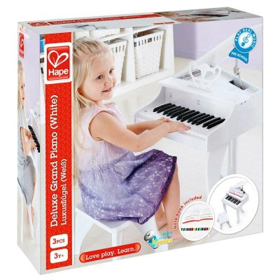 Musical Toys |  Deluxe Grand Piano – White Musical Toys Musical Toys