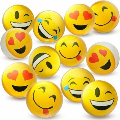 Novelty Toys & Party Favors |  1.75" Emoticon Hi Bounce Ball Novelty Toys & Party Favors Novelty Toys & Party Favors